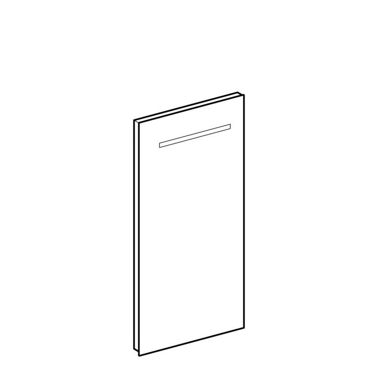 Зеркало Geberit Renova Nr.1 Comprimo с подсветкой, 40x4, [Y862340000]