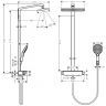 Hansgrohe Raindance Select 360 Showerpipe Душевая система, с верхним душем 36х19см, термостатический смеситель , с ручным душем, цвет: хром