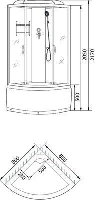 Душевая кабина Luxus T08 Nemi