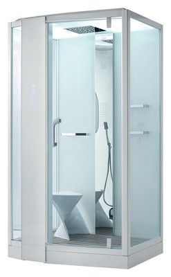 Душевая кабина Orans SR-89105LS белая, с баней Душевая кабина Orans SR-89105LS белая, с баней