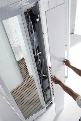Душевая кабина Orans SR-89105LS белая, с баней Душевая кабина Orans SR-89105LS белая, с баней