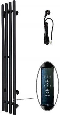 Электрический полотенцесушитель Тругор Вектор ПЭК СП 120x15 Черный