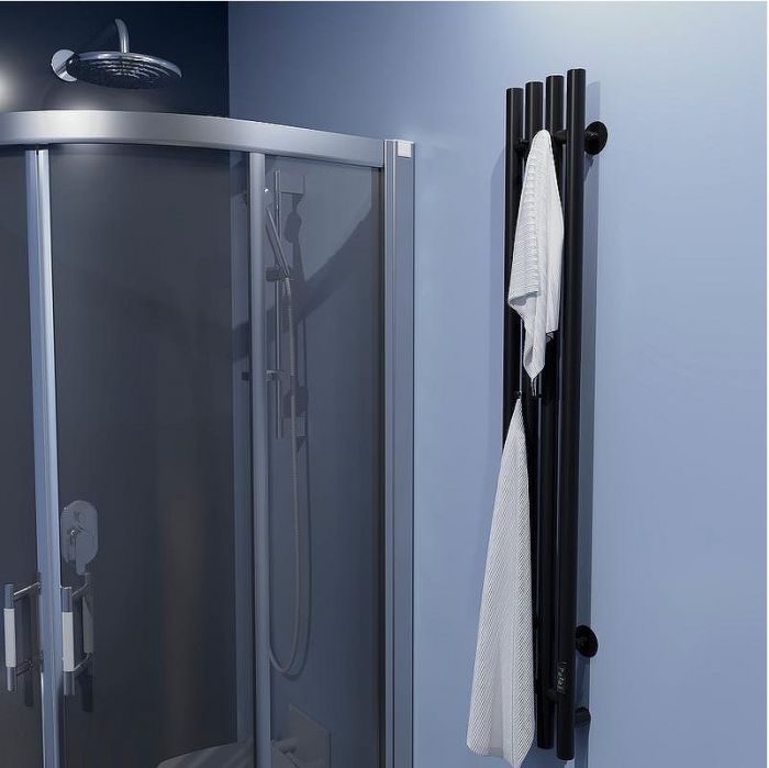 Электрический полотенцесушитель Тругор Вектор ПЭК СП 120x15 Черный