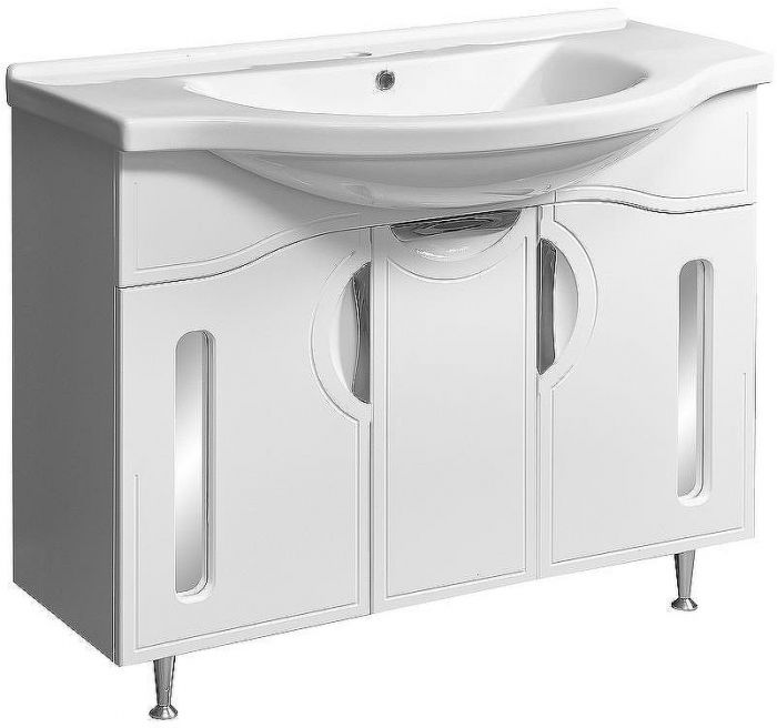 Тумба под раковину Stella Polar Сильва 100 SP-00000204 Белая