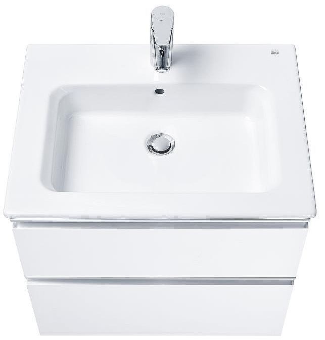 Тумба под раковину Roca The Gap 60 A857397806 подвесная Белый глянец