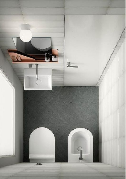 Раковина GSI Norm 35 8650111 Белая