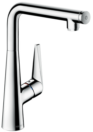 Hansgrohe Talis Select S, Смеситель для кухни, с поворотным изливом, Цвет: сталь