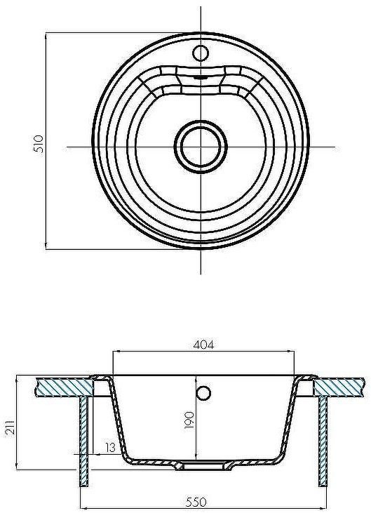 Кухонная мойка Aquaton Мида 51 1A712732MD240 Жемчуг Кухонная мойка Aquaton Мида 51 1A712732MD240 Жемчуг