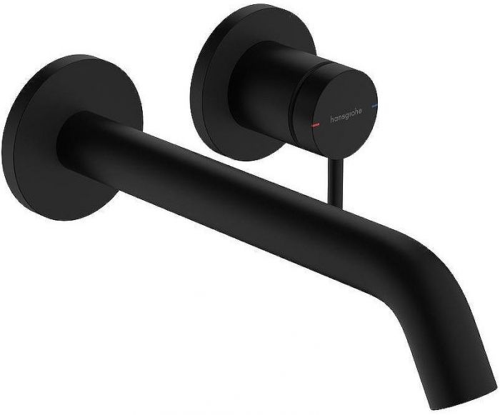 Смеситель для раковины Hansgrohe Tecturis S 73351670 Черный матовый