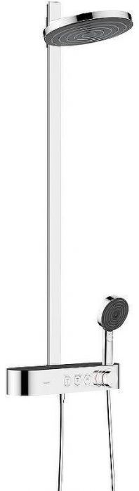 Душевая система Hansgrohe Pulsify S Showerpipe 260 2jet 24240000 с термостатом Хром