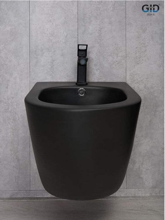 Биде Gid Convexo BDP-96BM 21103 подвесное цвет Черный матовый
