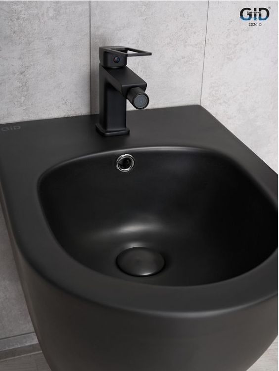 Биде Gid Convexo BDP-96BM 21103 подвесное цвет Черный матовый