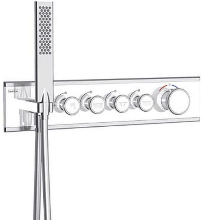 Смеситель для душа Teska Shine SH4001 с термостатом Хром