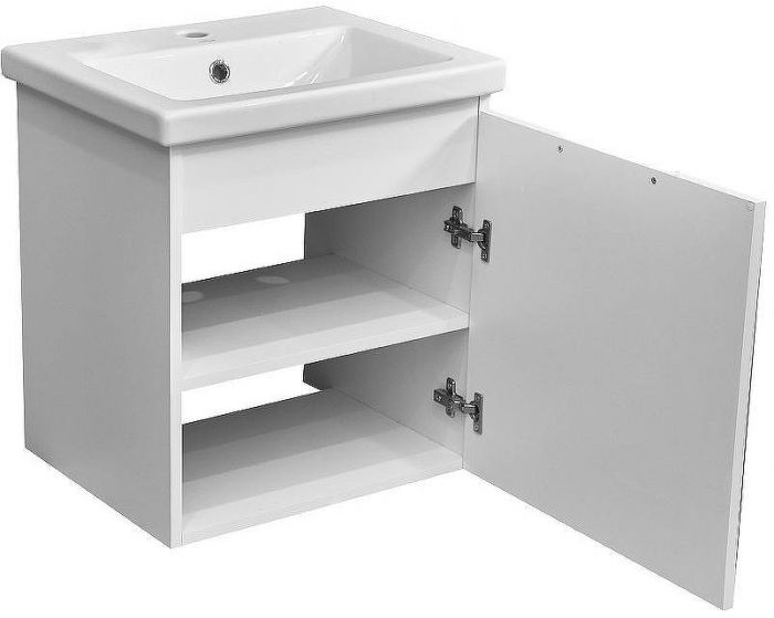 Тумба под раковину Stella Polar Норина 50 SP-00000233 подвесная Белая