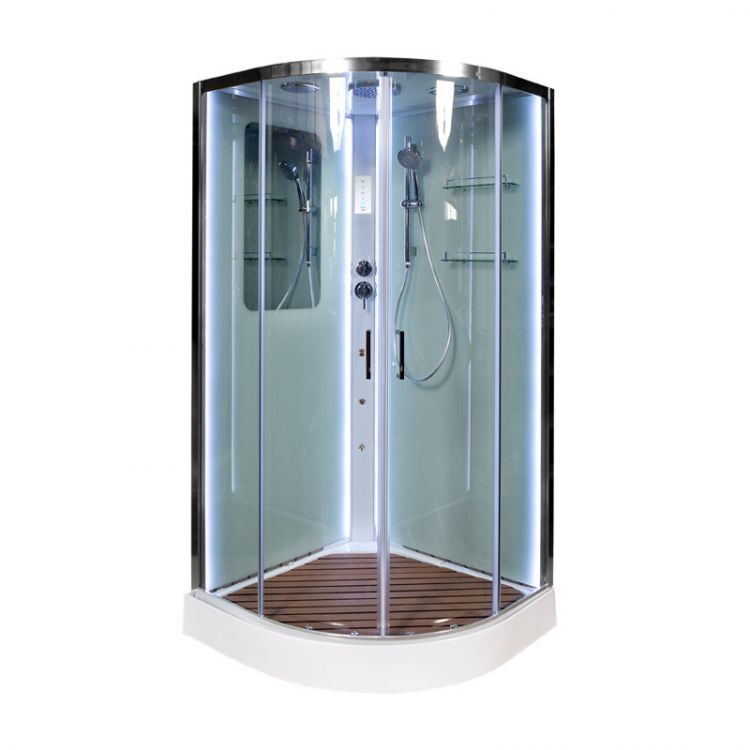 Душевая кабина Deto A01 LED с гидромассажем 100x100x220 Душевая кабина Deto A01 LED с гидромассажем 100x100x220