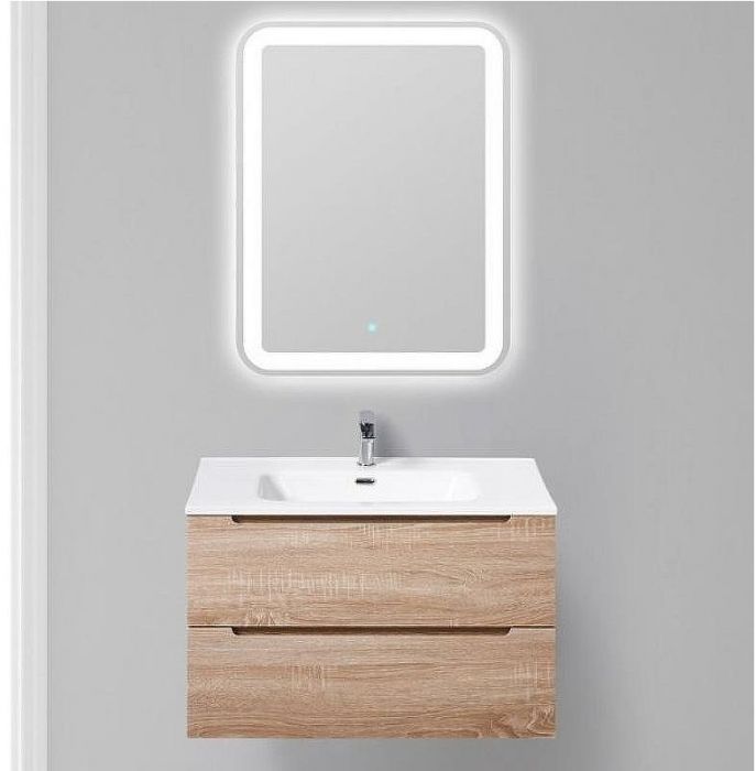 Тумба под раковину BelBagno Etna 80 ETNA-800-2C-SO-WO-P подвесная Rovere Bianco