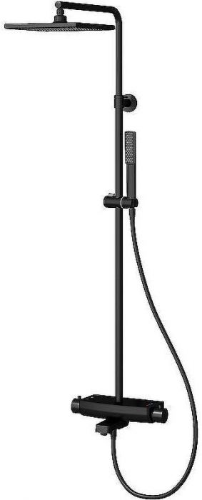 Душевая система Teska Mira DK3680 с термостатом Черная