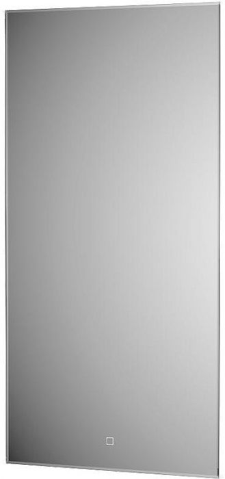 Зеркало Defesto Glow 50х100 DF 2515S с подсветкой 28W-3000К/с фацетом/Сенсорный выключатель/Теплый белый свет