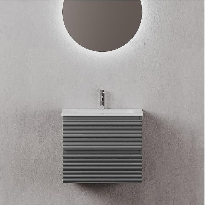 Тумба под раковину Sancos Folk 60 FL60GS подвесная Grey soft