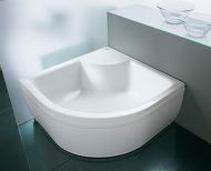 Душевой поддон Kolpa-San Dixie 80, полукруглый