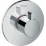 Hansgrohe Ecostat Смеситель для душа, встраиваемый, термостат, внешняя часть,  цвет: хром