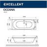Акриловая ванна Excellent Oceana 170x75 WAEX.OCE17.LINE.CR с гидромассажем