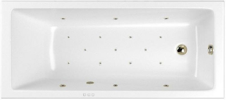 Акриловая ванна Whitecross Wave 170x70 0101.170070.100.RELAX.BR с гидромассажем Акриловая ванна Whitecross Wave 170x70 0101.170070.100.RELAX.BR с гидромассажем