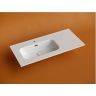 Раковина накладная мебельная CERAMICANOVA Element, чаша слева, с отверстием под смеситель, CN7003L