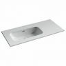 Раковина накладная мебельная CERAMICANOVA Element, чаша слева, с отверстием под смеситель, CN7003L