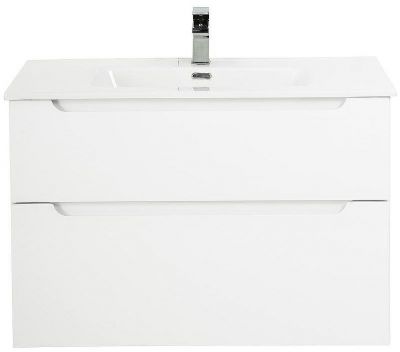 Тумба под раковину BelBagno Etna-H60 100 ETNA-H60-1000-2C-SO-BL-P подвесная Bianco Lucido