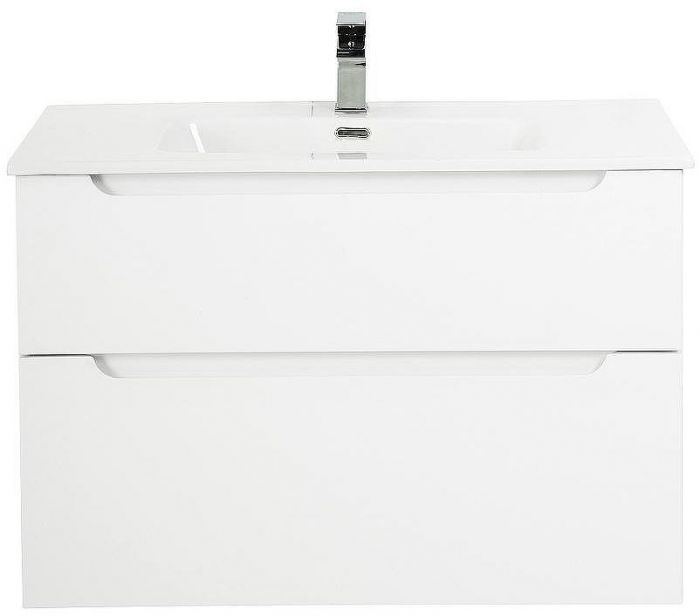 Тумба под раковину BelBagno Etna-H60 100 ETNA-H60-1000-2C-SO-BL-P подвесная Bianco Lucido