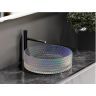 Умывальник CERAMICANOVA Cristal чаша накладная круглая (цвет неон) 360 мм CN6059