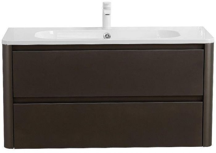 Тумба под раковину Cezares Relax 100 RELAX-1000-2C-SO-GM подвесная Оружейная сталь