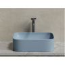 Умывальник CERAMICANOVA Element чаша накладная прямоугольная (цвет Серо-Голубой Матовый) CN6052MHL