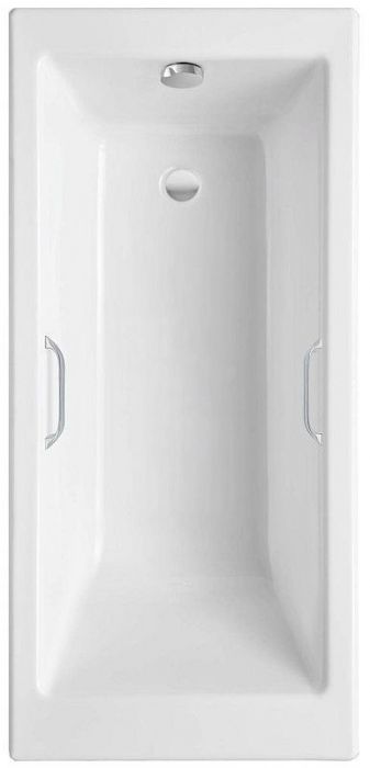 Чугунная ванна Delice Eclat 170х70 DLR230621R с отверстиями под ручки без антискользящего покрытия