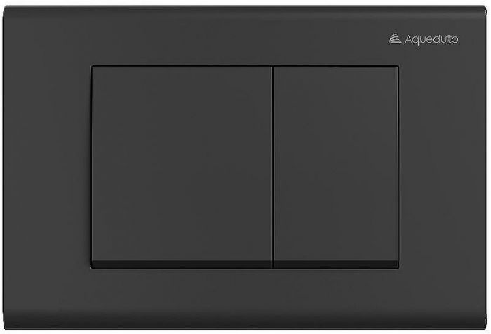 Клавиша смыва Aqueduto Quadrado QUA0140 Черная матовая