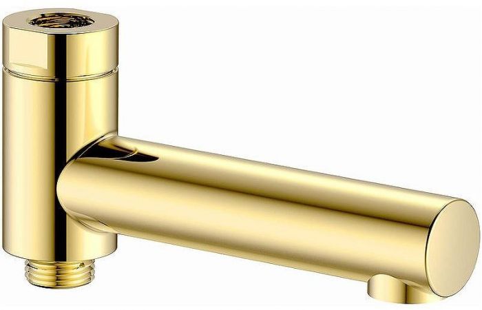 Излив для смесителя AQUAme AQM8301GG Золото глянцевое
