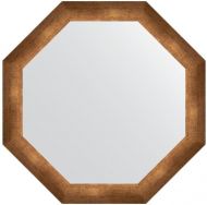 Зеркало Evoform Octagon 67х67 BY 3996 в багетной раме - Состаренная бронза 66
