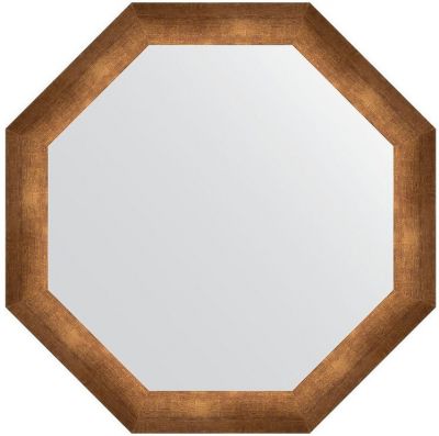 Зеркало Evoform Octagon 67х67 BY 3996 в багетной раме - Состаренная бронза 66