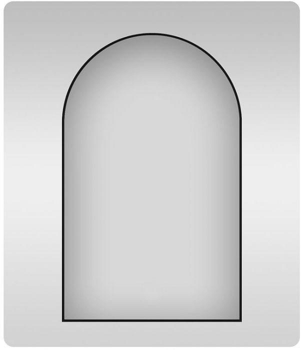 Зеркало Wellsee 7 Rays' Spectrum 40 172201660 цвет Черный матовый