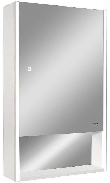 Зеркальный шкаф Reflexion Box 600х800 RF2422WH с подсветкой Белый матовый