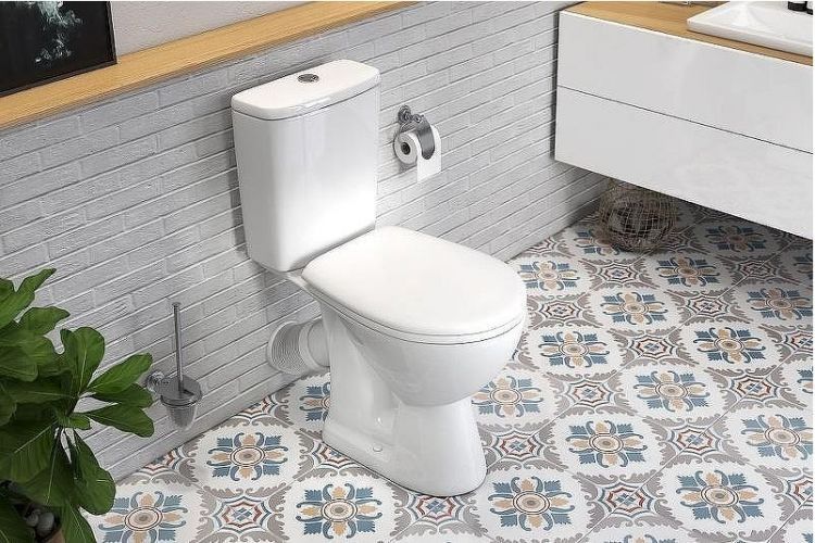 Унитаз компакт Rosa Уют 4630055558384 Белый с бачком и сиденьем