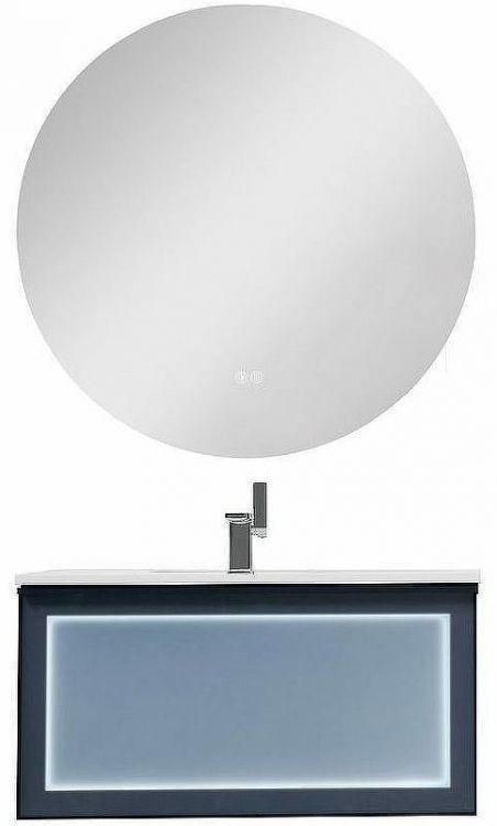 Тумба с раковиной Orans BC-9013-800 80 9013800 подвесная Matt Deep Ocean