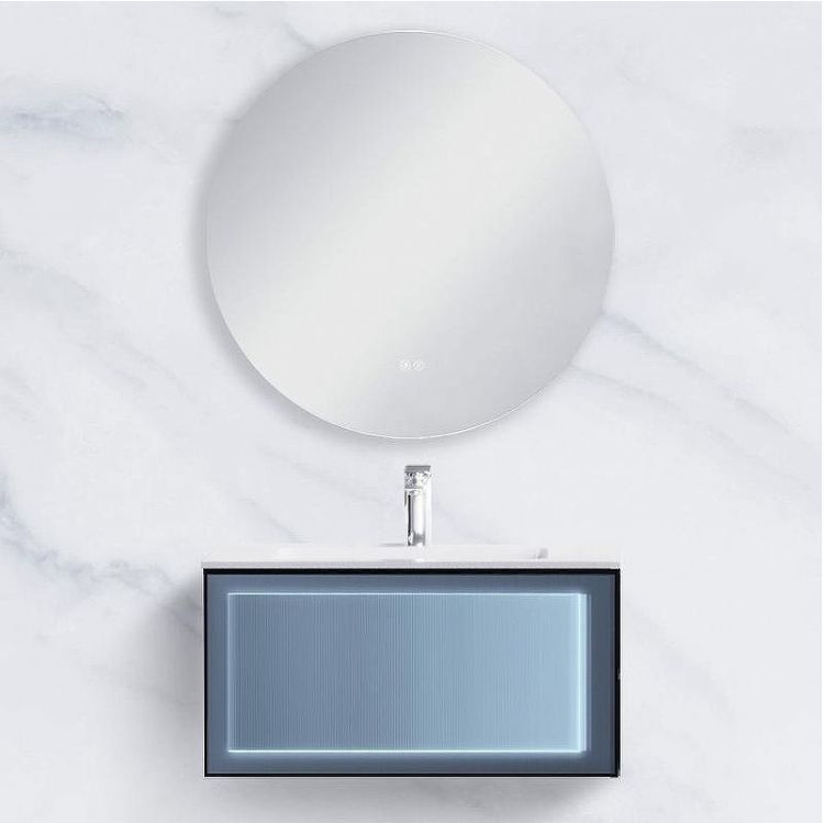 Тумба с раковиной Orans BC-9013-800 80 9013800 подвесная Matt Deep Ocean