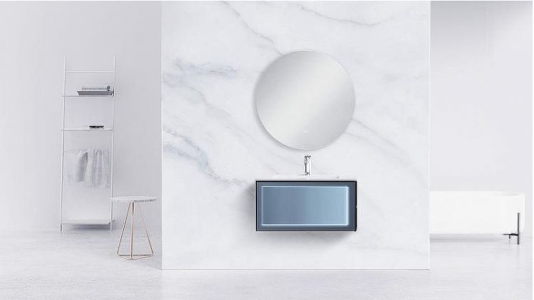 Тумба с раковиной Orans BC-9013-800 80 9013800 подвесная Matt Deep Ocean