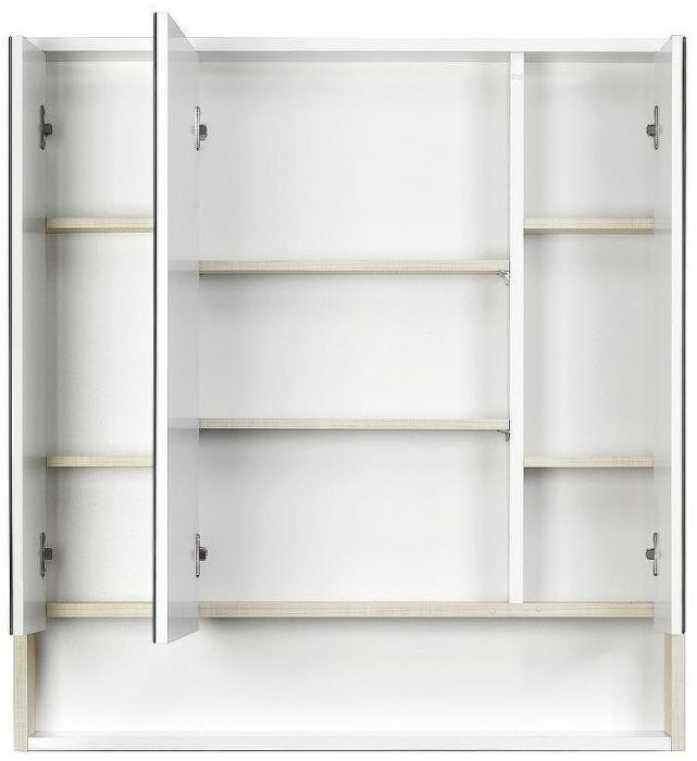 Зеркальный шкаф Aquaton Рико 80 1A215302RIB90 Белый Ясень фабрик