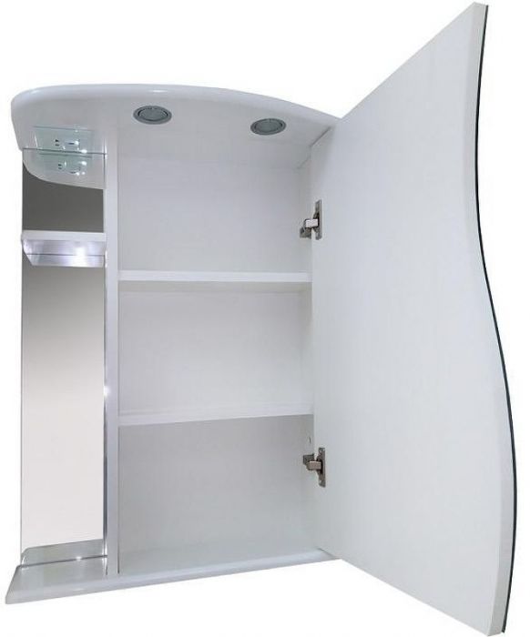 Зеркальный шкаф Misty Лиана 65 R Э-Лиа02065-01СвП с подсветкой Белый