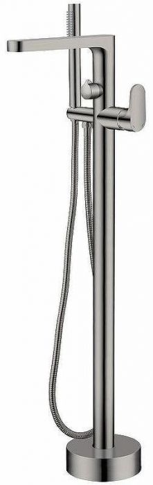 Смеситель для ванны Boheme Spectre 459-GM Оружейная сталь