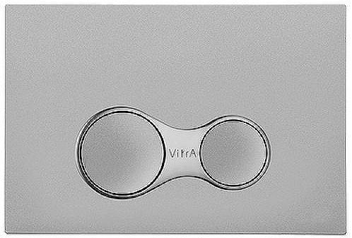 Комплект унитаза с инсталляцией Vitra Sento Rim-Ex 9830B003-7207 с сиденьем Микролифт и клавишей смыва Хром матовый