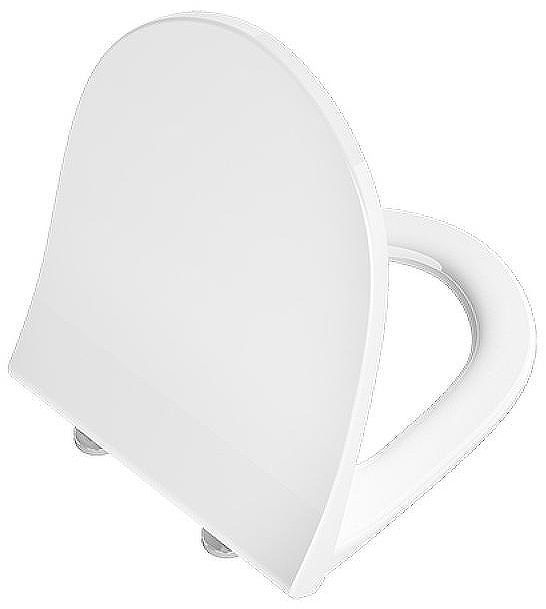 Комплект унитаза с инсталляцией Vitra Sento Rim-Ex 9830B003-7207 с сиденьем Микролифт и клавишей смыва Хром матовый